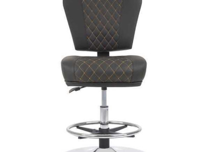 Stilvoll Barhocker Stuhl Designer Metall Esszimmerstuhl Hocker Bar Grau Neu